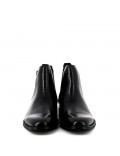 Leather ankle boot for men