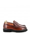 Leather derby shoe