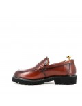 Leather derby shoe