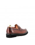 Leather derby shoe