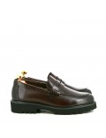 Leather derby shoe