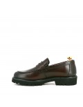 Leather derby shoe