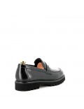 Leather derby shoe