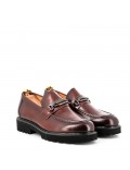 Leather derby shoe