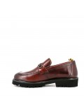 Leather derby shoe