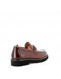 Leather derby shoe