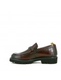 Leather derby shoe