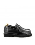 Leather derby shoe