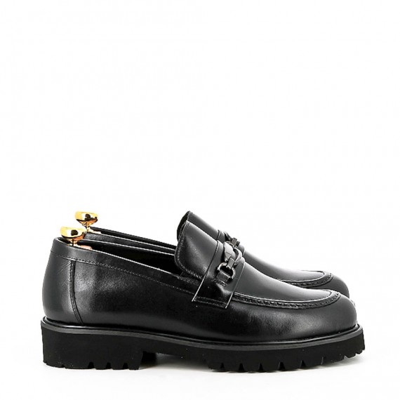 Leather derby shoe