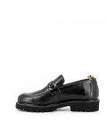 Leather derby shoe