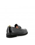 Leather derby shoe