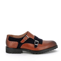 Derby en simili cuir