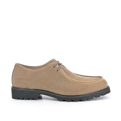 Derby de piel sintética con cordones