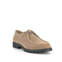 Derby de piel sintética con cordones