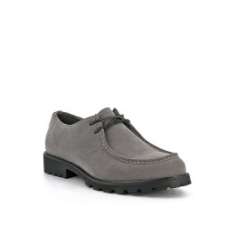 Derby de piel sintética con cordones