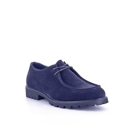 Faux leather lace-up derby