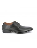 Faux leather lace-up derby