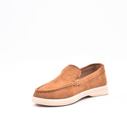 Kids’ faux suede loafers