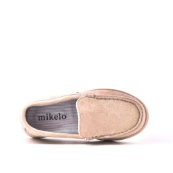 Mocasines infantiles de ante sintético