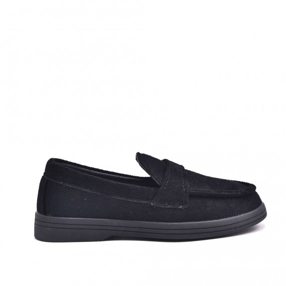 Mocasines infantiles de ante sintético