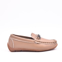 Kids’ faux suede loafers