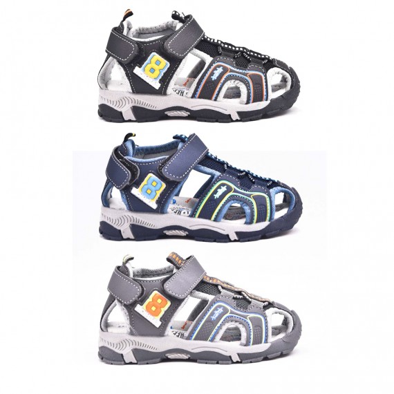 Children's sandal with velcro