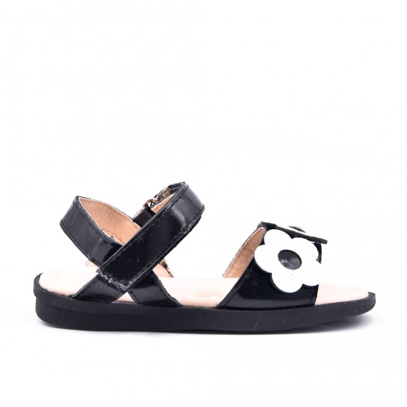 Girl's mixed materials sandal