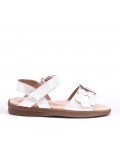 Girl's mixed materials sandal