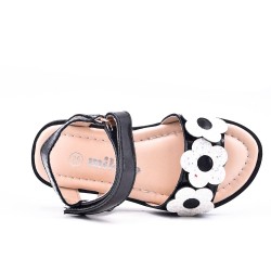 Girl's mixed materials sandal