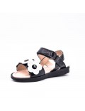 Girl's mixed materials sandal