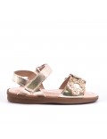 Girl's mixed materials sandal
