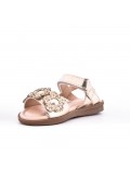 Girl's mixed materials sandal