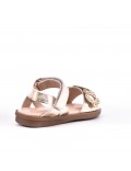 Girl's mixed materials sandal