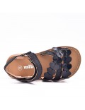 Girl's mixed materials sandal