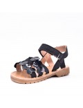 Girl's mixed materials sandal