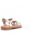 Girl's mixed materials sandal