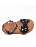 Girl's mixed materials sandal
