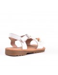 Girl's mixed materials sandal