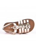 Girl's mixed materials sandal