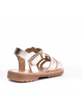 Girl's mixed materials sandal