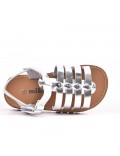 Girl's mixed materials sandal