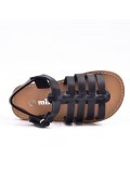Girl's mixed materials sandal