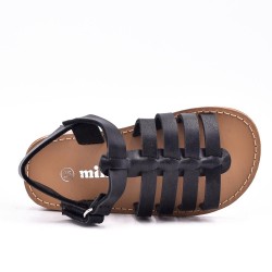 Girl's mixed materials sandal