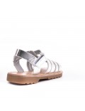 Girl's mixed materials sandal