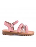 Girl's mixed materials sandal