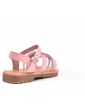 Girl's mixed materials sandal