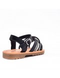 Girl's mixed materials sandal