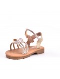 Girl's mixed materials sandal