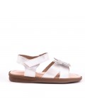 Girl's mixed materials sandal
