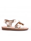 Girl's mixed materials sandal